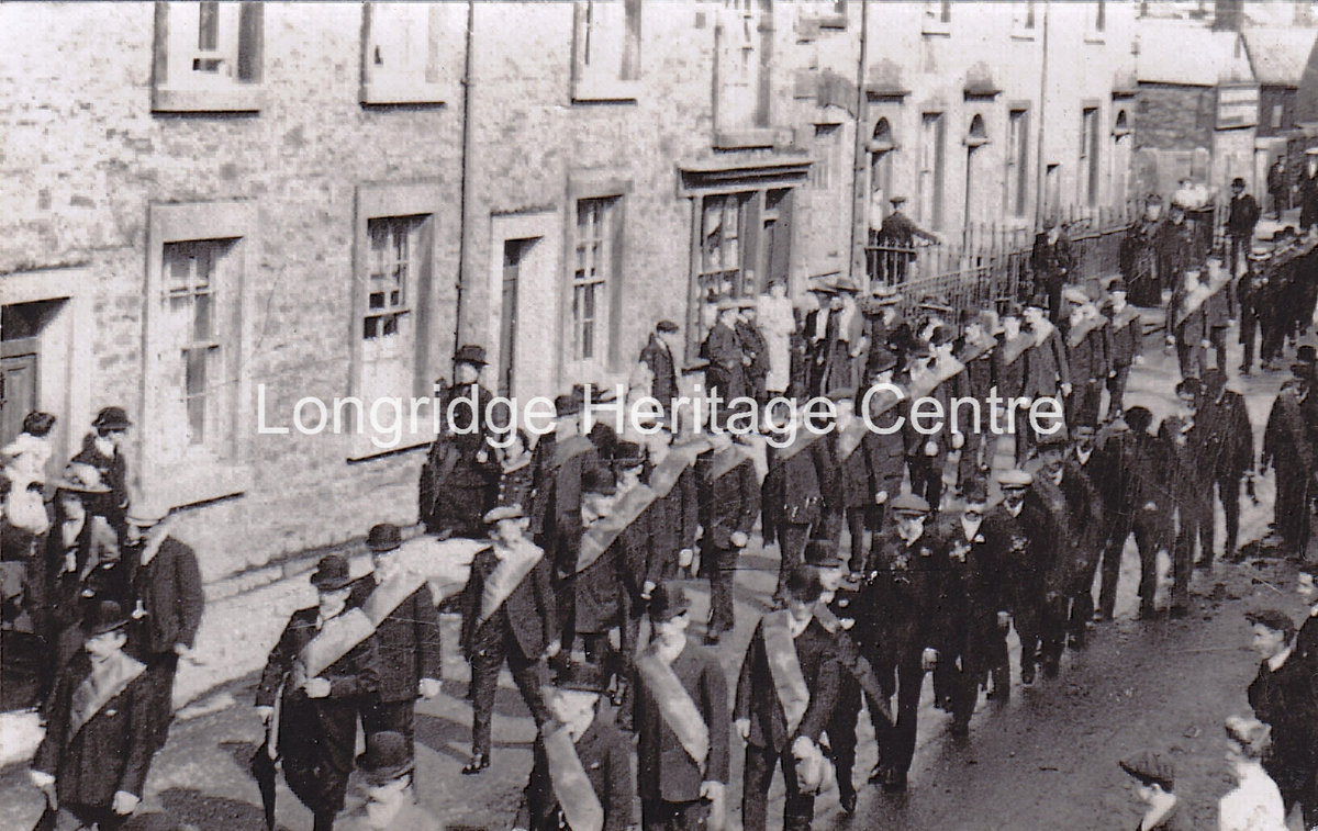 104A - Berry Lane - Procession passing Towneley Road - Unknown